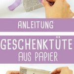 GEOlino zeigt euch, wie ihr aus Zeitungspapier eine schöne Geschenktüte basteln könnt. #basteln #bastelnmitkindern #geschenkidee #schenken