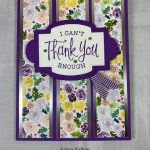 so sentimental bundle, best dressed dsp, foil sheets, thank you card idea, stampin up, karen hallam, stampinup