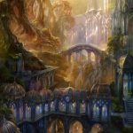 ✮ ANIME ART ✮ fantasy. . .forest. . .architecture. . .kingdom. . .magical. . .amazing detail: