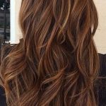 Mooie chocoladebruine kleur met highlights