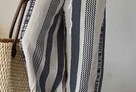 Art Vintage Casual Women Pants Linen Casual Women Clothes QT2007