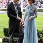 Kate Stuns In Sheer Blue Dress At Royal Ascot With Prince William #princewilliam #duchesskate #duchessofcambridge #williamandkate