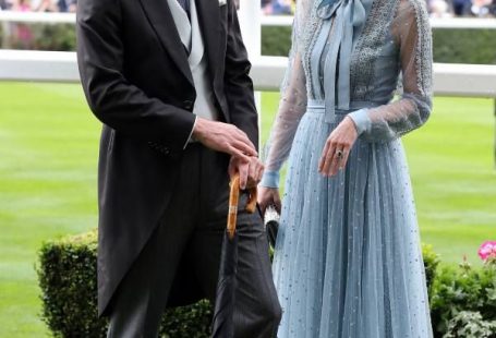 Kate Stuns In Sheer Blue Dress At Royal Ascot With Prince William #princewilliam #duchesskate #duchessofcambridge #williamandkate