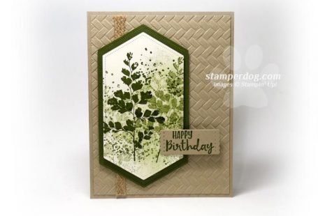 Making a Leafy Background • Stampin