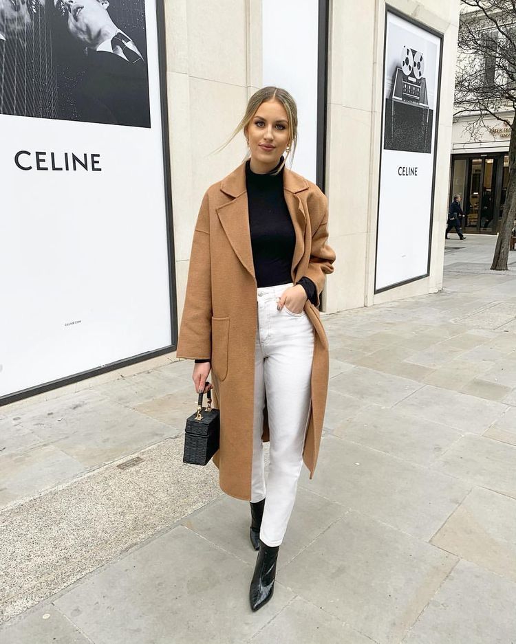 Recreating Outfits from Pinterest Using your Current Wardrobe | Truncation    #RecreatingOutfitsfromPinterest #cameltrenchcoat #blackturtleneck, 