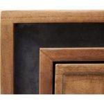Delife Design-Sideboard Stonegrace 147 cm Akazie Natur 2 Türen, Sideboards DeLifeDeLife