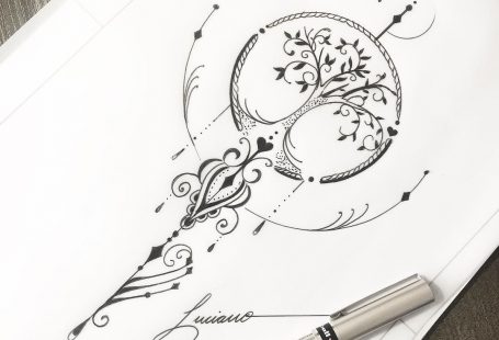 ✍ ✍ -  ✍ ✍  - #compasstattoo #flowertattoo #moontattoo #naturetattoo #tinytattoo