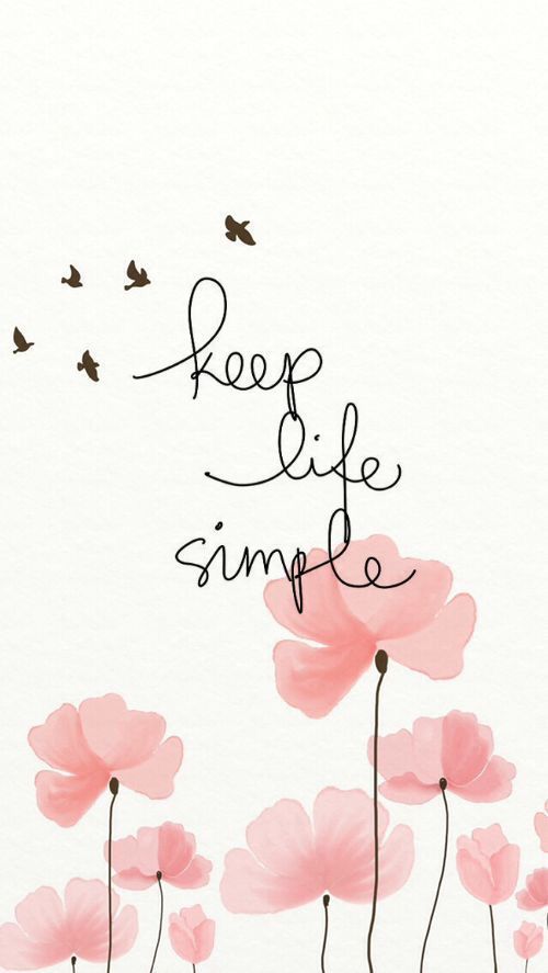 keep life simple