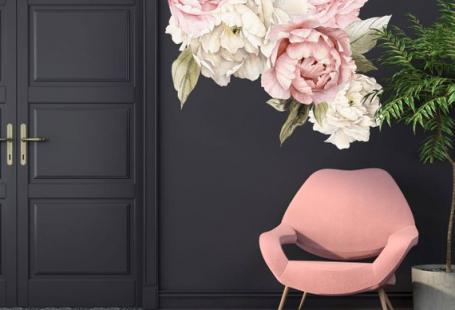 $141.45 peel and stick wall decal could paint wall and then stick