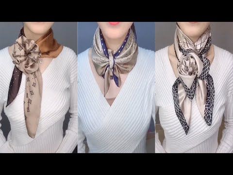 20 Ways To Wear a Scarf + How-To Tips - YouTube