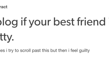 This thing that you must now go reblog: