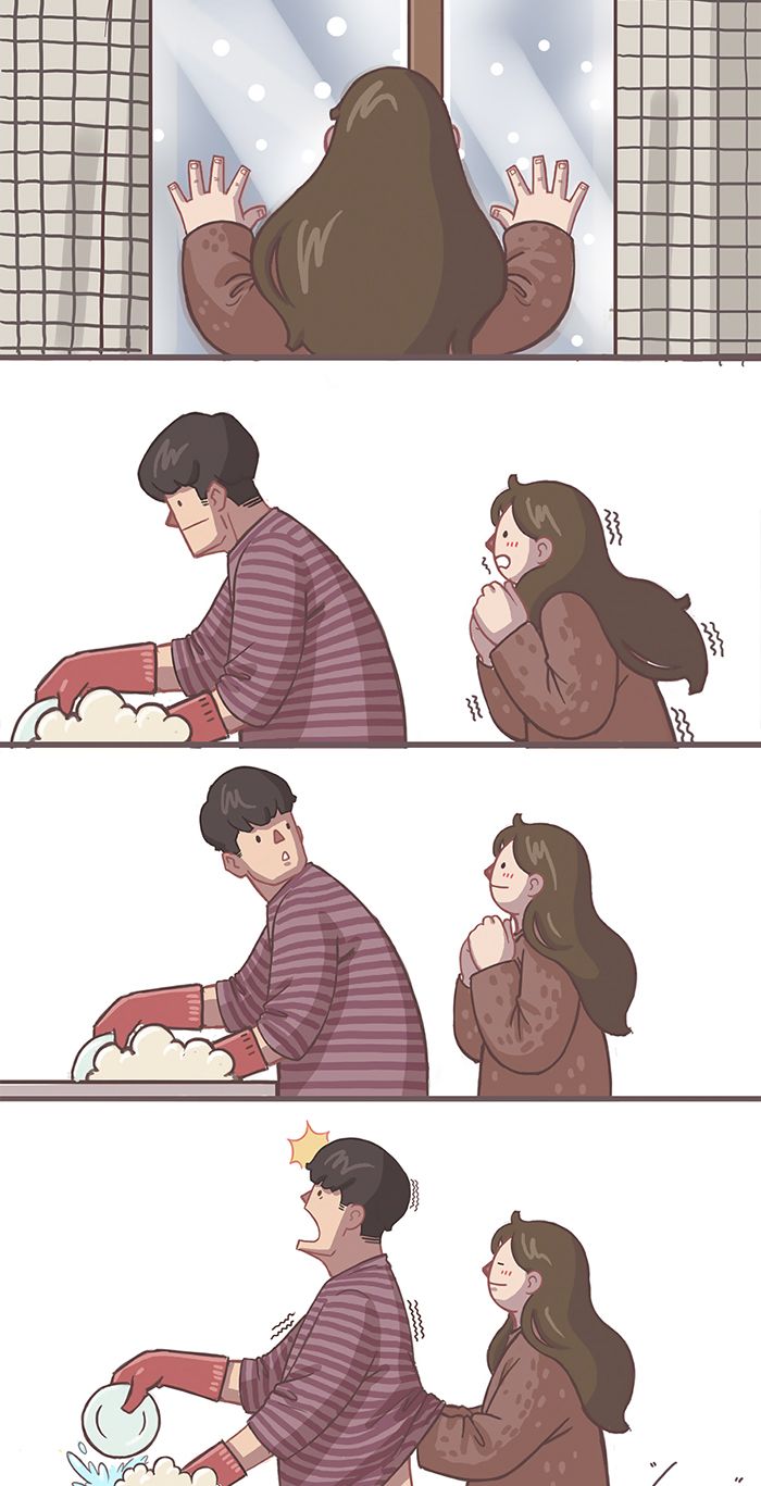 20+ Couple Comics That Are Too Relatable If You Have A Clingy And Cute Girlfriend