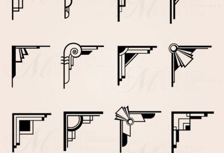 ART DECO hoeken Clipart door MNINEdesigns * Zeer geschikt voor gebruik op wenskaarten, uitnodigingen, afdrukbare projecten, partij packs. papier ambachtelijke partij verzoekt, digitale scrapbooking, achtergronden voor blogs / Fotoalbums / plakboeken en veel meer creatieve projecten! Koop 3 of meer