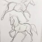Animal Artist & Illustrator auf Instagram: “Nur ein paar Nachtskizzen 🌙⭐ .. #pferd #pferdeart #pferdeart #pferdeart