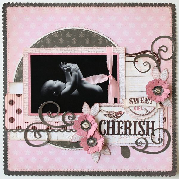 JanaEubank_Cherish, Use this layout with my baby sister in the hoop dress underskirt.
