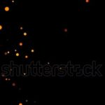 Stock video  Abstract golden particles background with bokeh and space to insert your text. Glamour sparkly holiday background.