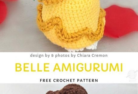 Fairytale Cute Crochet Amigurumi Dolls. Beauty and the Beast is one of the most beautiful Disney tales. Belle, the main character is very brave, strong and wise - it