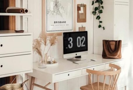 Bureau blanc - Wit bureau in een werkruimte - Scandi boerderijstijl - Winkelen ... #blanc #boerderijstijl #Bureau