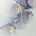 Caitlyn Thompson on Instagram: “Lovin that smokey lavender look. 🌫 Alliteration not planned. . . . #alcoholink #alcoholinks #alcoholinkart #inkart