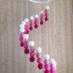 Baby Girl Mobile - Baby Crib Mobile - Felt Baby Mobile - Cot Mobile - Nursery Decor - Spiral Pattern by LLcoolHDesigns on Etsy www.etsy.com/...