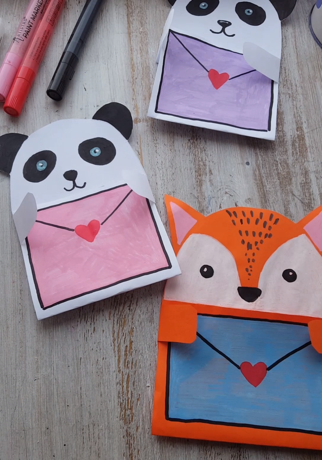 Amazing idea for gift for any occasion. Cute postcard with panda. Awesome postcard with fox. Inspire these cool ideas for postcards and create your own unique gift with Artistro paint pens. The Artistro Paint Pens are made with the HIGHEST QUALITY water-based ITALIAN IMPORTED INKS for a SMOOTH, CONSISTENT FLOW and GLOSSY OPAQUE FINISH. The 2mm medium tipped nibs are MADE IN JAPAN in the tradition of HIGH ART CALLIGRAPHY for amazing detail work so that you can PRODUCE YOUR FINEST WORK every time.