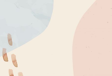 Neutral soft abstract watercolor background mobile phone wallpaper vector