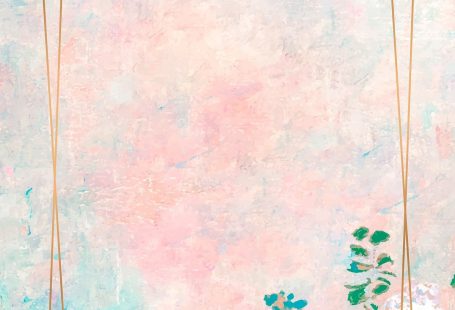 Rectangle gold frame on pastel background vector