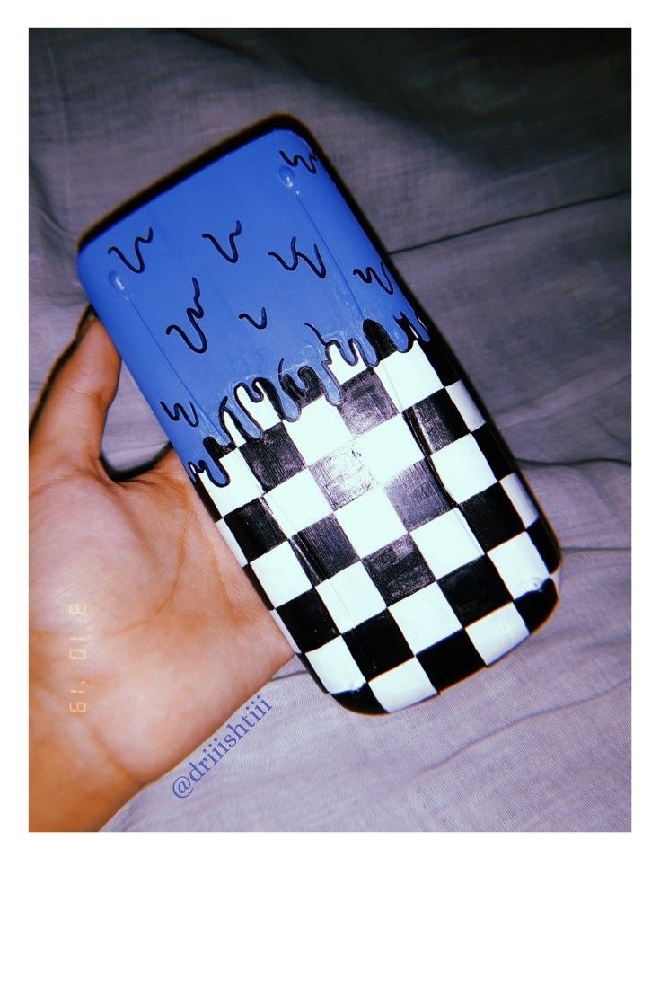Drip Art on Calculator with Checkered Background 🔲🔳 - #background #calculator #checkered - #new