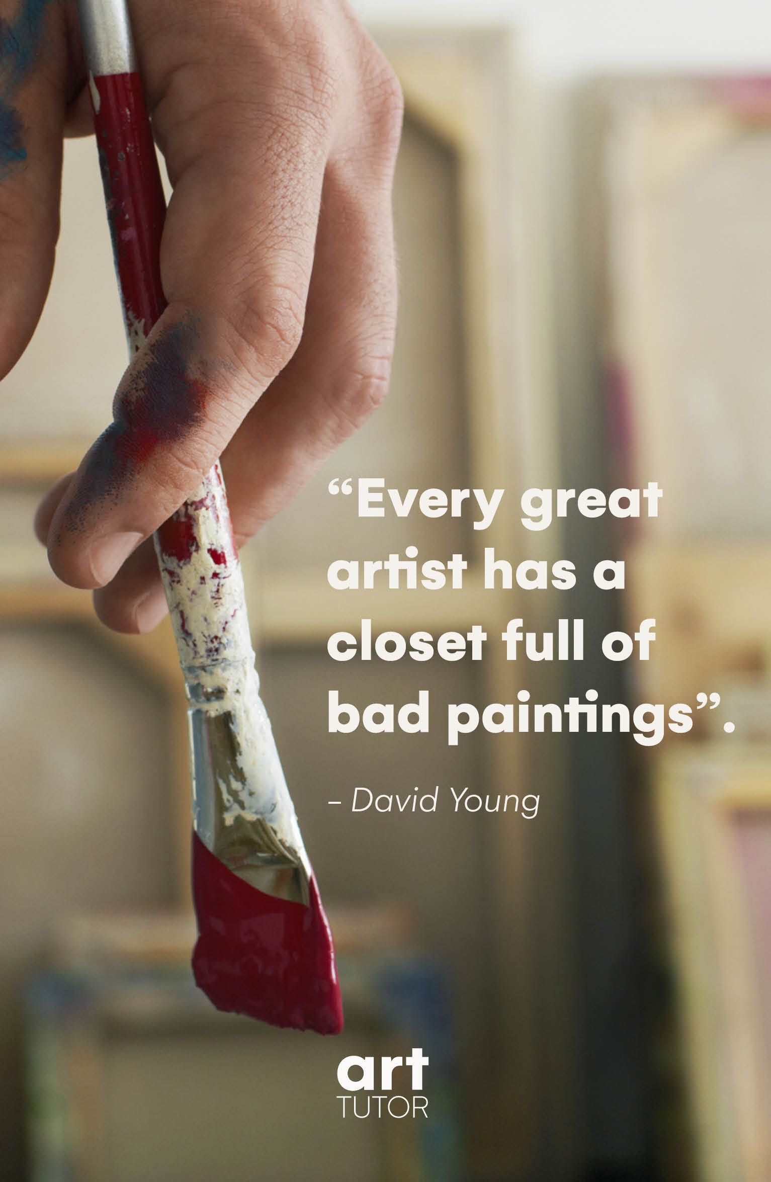 Just your Monday reminder that all those 'bad' paintings make you a better artist 👌👌👌 #mondaymotivation #artistjourney #artquote #quote