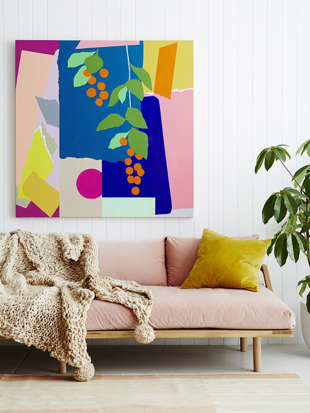 Fijne combinatie: geel en zachtroze - Alles om van je huis je Thuis te maken | HomeDeco.nl