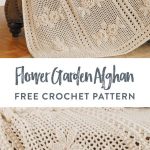 Flower Garden Afghan free crochet pattern in Red Heart Soft. Once in a while you come across a pattern that inspires you to create a timeless keepsake - like a crochet blanket! Explore this gorgeous pattern with its delicate flowers that grace an open mesh background, for an elegant yet cozy look. Red Heart Soft gives it a vintage vibe in Off White, but you can make it as lively as you imagine, to create an original that has meaning for you.