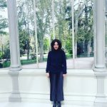 The lady in black #madrid #cristalpalace #hollydays #black #cristal