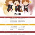 A Free Printable 2020 Harry Potter One Page Calendar is just what you have been looking for!  It
