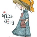 Super cute Girl with Cat heat transfer Appliqué / Girl Iron-on Patch which is perfect for tops, shirts, jackets and bags.  Dimensions: 10.6cm x 18.6cm (4.2in x 7.3in)  girl with cat patch heat transfer