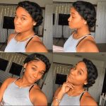 Halo Braids, Natural Hair, Make Up, Black Hair, Black Girl #braids #naturalhair #hairstyle #makeup #beautiful