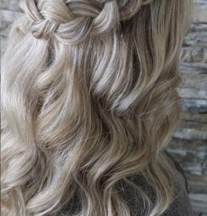 Featured Hairstyle: Heidi Marie Garrett - Hair and Makeup Girl; Wedding hairstyle idea.