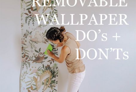 How to Apply Removable Wallpaper + Sources