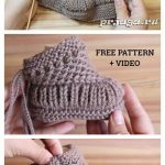 Knit Warm Baby Booties Free Knitting Pattern   Video - Knitting Pattern