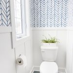 Lake house powder room serena and lily wallpaper