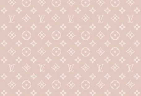Louis Vuitton / Monogram for Rose Gold iPhone Fond d