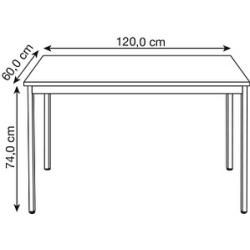 Mehrzwecktisch rechteckigBüroshop24.de