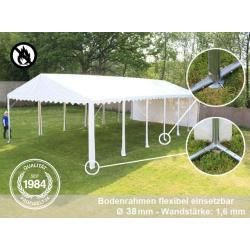 Partyzelt 6x12m Pvc 550 g/m² grau wasserdicht Gartenzelt, Festzelt, Pavillon ToolportToolport