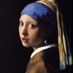 Johannes Vermeer (Dutch 1632–1675) [Baroque, Dutch Golden Age] Girl with a Pearl Earring (1665).