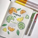 My title page for August! I am actually loving this citrus theme so much it just... - #August #Citrus #Loving #page #Theme