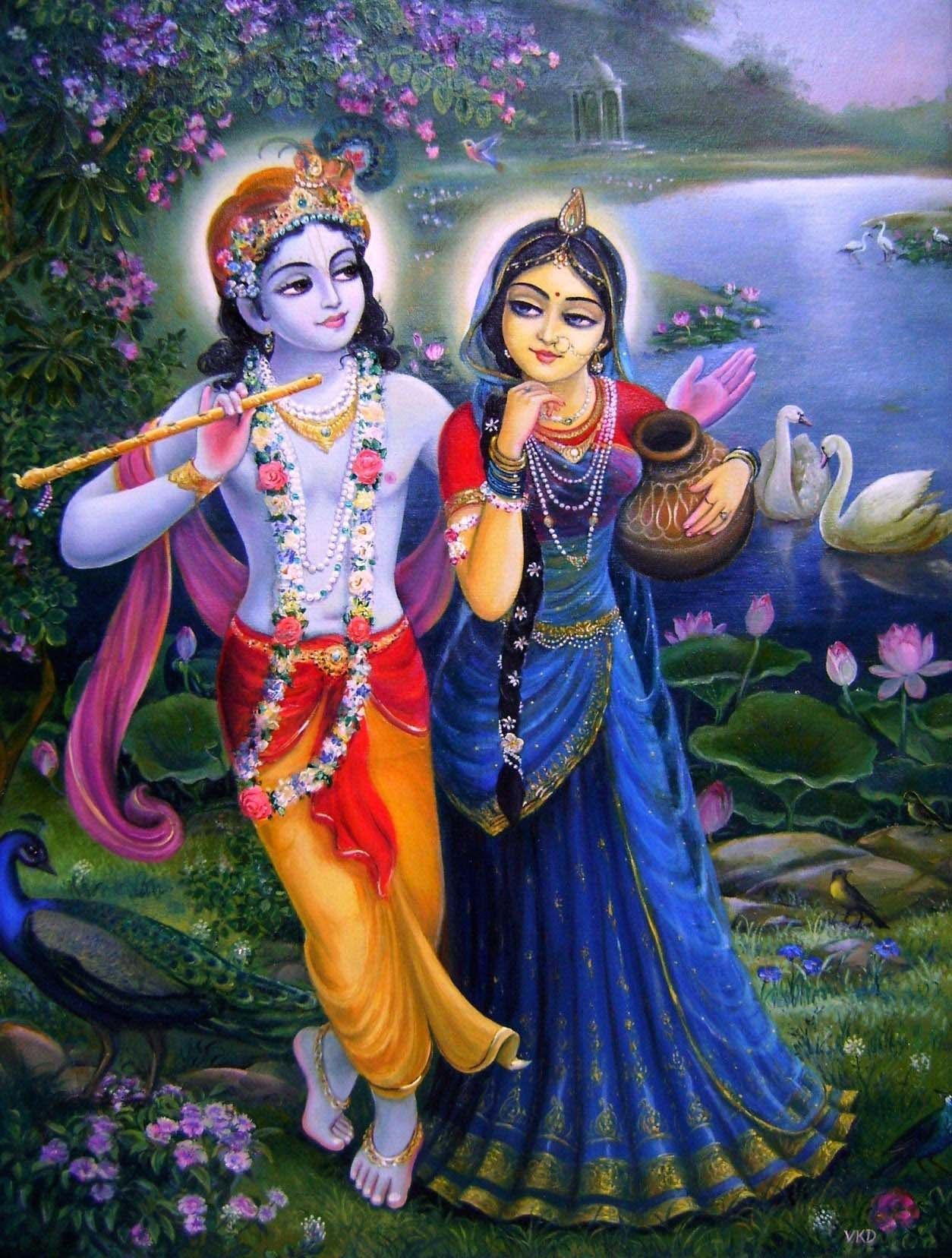 Radha_Krishna Together ภาพ HD Wallpaper ที่สวยงาม - เรื่อง Pics