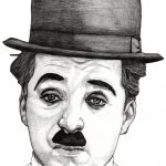 Saatchi Art Artist Paul Nelson-Esch; Drawing, “Charlie Chaplin” #art