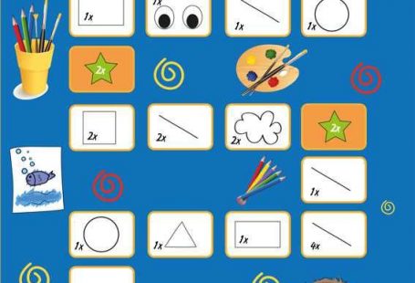 Het knappe kunstenaarsspel voor kleuters, A3, Thema kunst, kleuteridee.nl , The handsome artists game for preschool, With English & Dutch gamerules free printable.