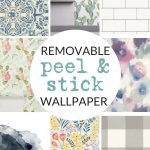 Shop my favorite sources for peel-and-stick wallpaper. #wallpaper #removablewallpaper #rentalfriendly