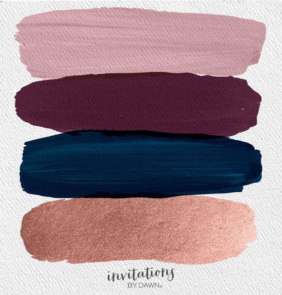 Dreaming of a beautifully romantic wedding? Let Invitations by Dawn show you how create a mauve, plum, rose gold and navy wedding.