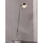 Top Light Puk Table Single Tischleuchte chrom Glas matt / Glas matt 60cm Led Top LightTop Light